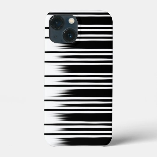 カッコいい白黒パタストライプのーン Case-Mate iPhoneケース (裏面)