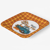 カッコいい秋プレイド季節のトラックパーティー紙プレート ペーパープレート (傾斜あり)