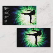 カッコいい空手キック 名刺 (正面/裏面)