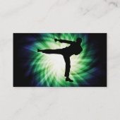 カッコいい空手キック 名刺 (裏面)