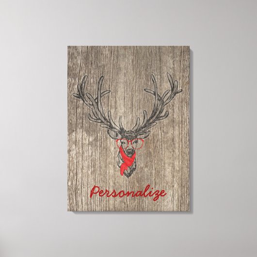 カッコいい素晴らしおもしろいトレンディー キャンバスプリント (正面)