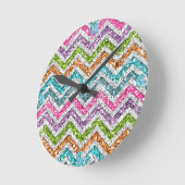 カッコいい素晴らしトレンディー鮮やかな色のシボロン ラウンド壁時計 (傾斜)