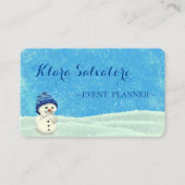 カッコいい素晴らし雪だるま 名刺 (正面)