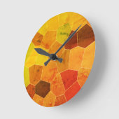 カッコいい素朴ユニーク型 ラウンド壁時計 (傾斜)