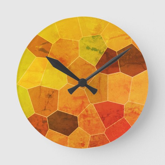 カッコいい素朴ユニーク型 ラウンド壁時計 (正面)