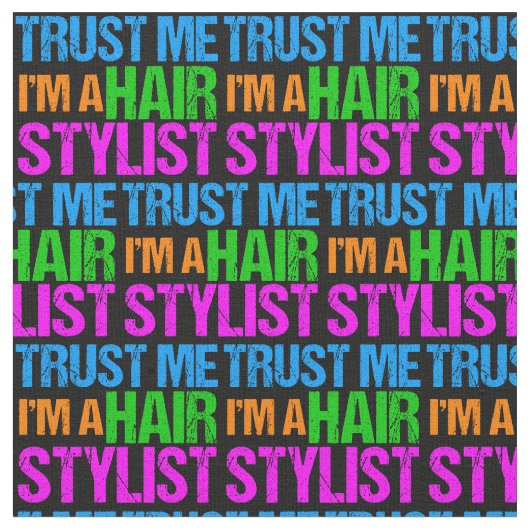 カッコいい美容師 ファブリック (クローズアップ)