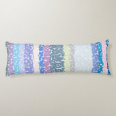 カッコいい色数々のライム/グレー/ベージュ/ピンク/紫/青 ボディピロー (裏面)