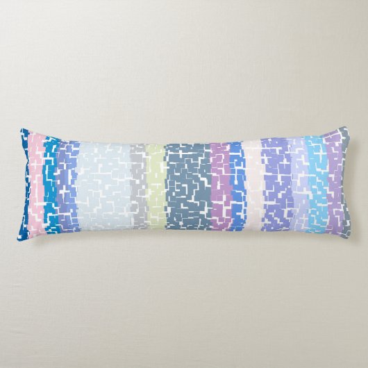 カッコいい色数々のライム/グレー/ベージュ/ピンク/紫/青 ボディピロー (正面)