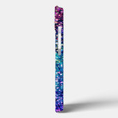 カッコいい色数々のレトログリッターとスパークルスパターン2 Case-Mate iPhoneケース (裏面 / 左)