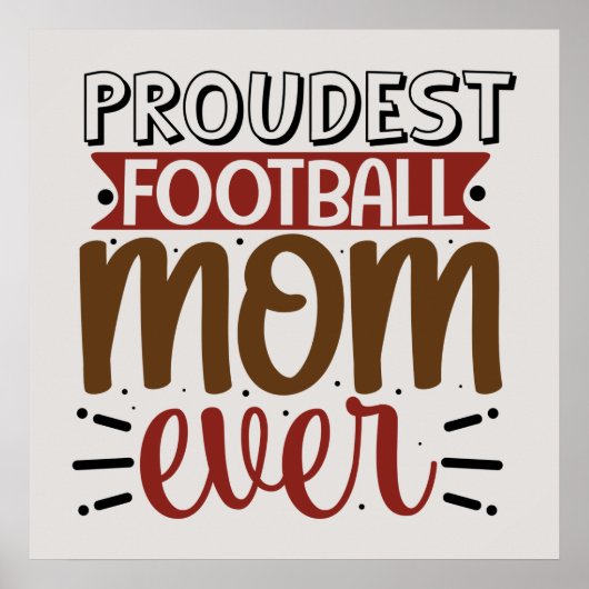 カッコいい誇りを持ったスポーツ ポスター (正面)