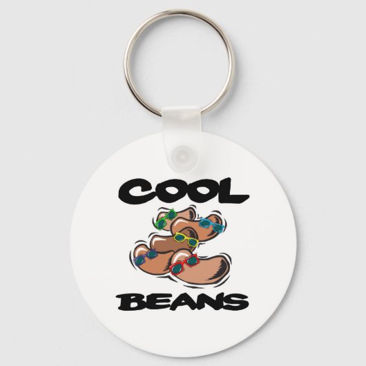 カッコいい豆 キーホルダー (正面)