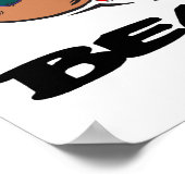 カッコいい豆 ポスター (角)