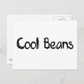 カッコいい豆 ポストカード (正面/裏面)
