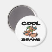 カッコいい豆 マグネット (正面/裏面)