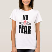 カッコいい赤十字宗教の信仰を恐れない赤十字社 Tシャツ (正面)