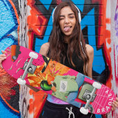 カッコいい超おもしろいパーソナライズされたユニークカスタム名 スケートボード