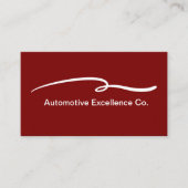 カッコいい車のモダンテーマ名刺 名刺 (正面)