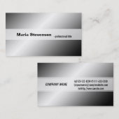 カッコいい輝くモダンシンプル金エレガント網 名刺 (正面/裏面)