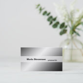 カッコいい輝くモダンシンプル金エレガント網 名刺 (スタンド正面)