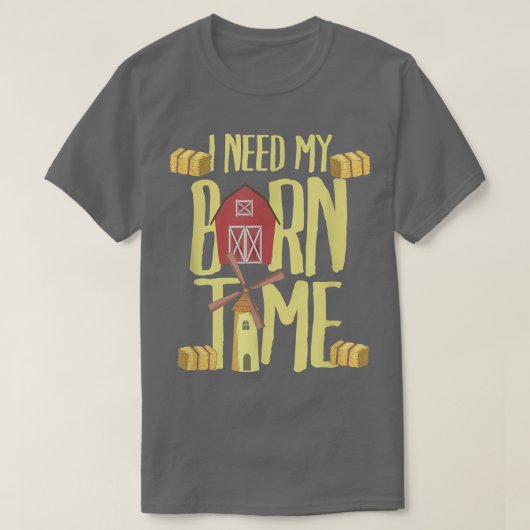 カッコいい農家おもしろい農業バーナーチャークプンスことわざ Tシャツ (デザイン正面)