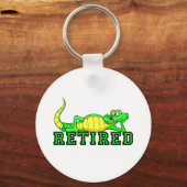 カッコいい退職者 キーホルダー (正面)