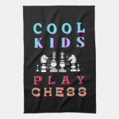 カッコいい遊チェス キッチンタオル (縦)