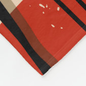 カッコいい遊ヴィンテージ付きジャズバンドポスター フリースブランケット (角)