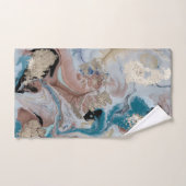 カッコいい金ゴールド大理石テクスチャ バスタオルセット (ハンドタオル)