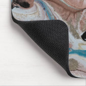 カッコいい金ゴールド大理石テクスチャ マウスパッド (コーナー)