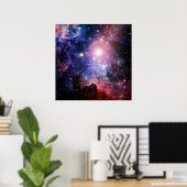 カッコいい銀河系 ポスター (ホームオフィス)