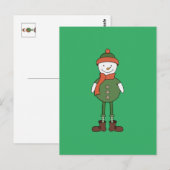 カッコいい雪だるま ポストカード (正面/裏面)