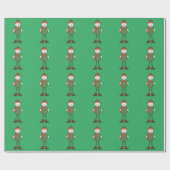 カッコいい雪だるま ラッピングペーパー (フラット)