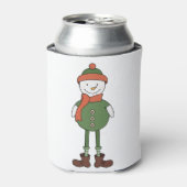 カッコいい雪だるま 缶クーラー (缶正面)