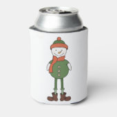 カッコいい雪だるま 缶クーラー (缶裏面)