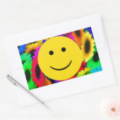 カッコいい顔シール 長方形シール (封筒)