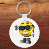 カッコいい顔 キーホルダー (正面)