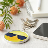 カッコいい顔 キーホルダー (側面)