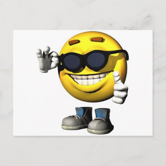 カッコいい顔 ポストカード (正面)