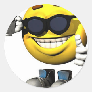 カッコいい顔 ラウンドシール