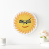 カッコいい顔 ラージ壁時計 (ホーム)
