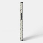 カッコいい驚くべき灰色 iPhoneケース (左側面)