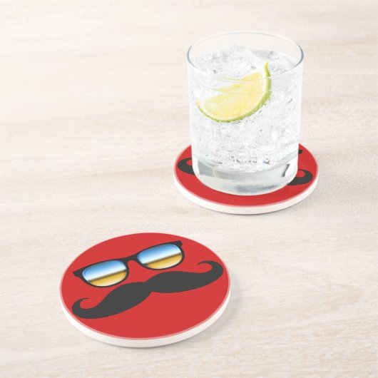 カッコいい髭 コースター (側面)