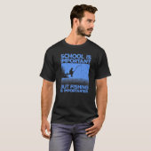 カッコいい魚釣り女子男性へベース魚釣りフィッシャーマン Tシャツ (正面フル)