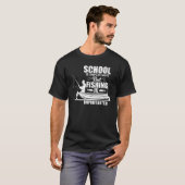 カッコいい魚釣り女子男性へベース魚釣りフィッシャーマン Tシャツ (正面フル)