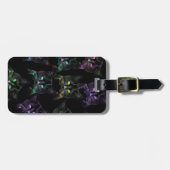 カッコいい黒い猫！猫の数々の荷物タグ ラゲッジタグ (正面横)