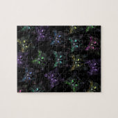 カッコいい黒い猫！色数々の猫 ジグソーパズル (横)