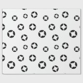 カッコいい0x暗号通貨の硬貨のサインパターン ラッピングペーパー (フラット)