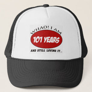 カッコいい101歳の誕生日のデザイン キャップ