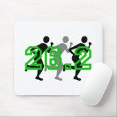 カッコいい26.2のマラソン マウスパッド (マウス)