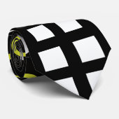 カッコいい、おもしろいの点及び円のタイ ネクタイ (ロール)